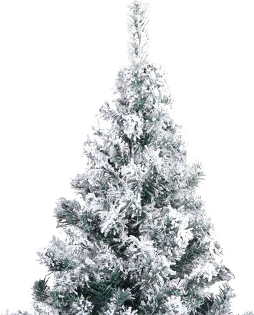 vidaXL Kunstkerstboom Sneeuw 240 cm Groen