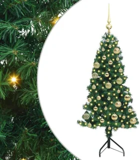 vidaXL Kunstkerstboom voor in de hoek, 120 cm