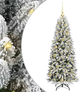 vidaXL Kunstkerstboom wit 120 cm
