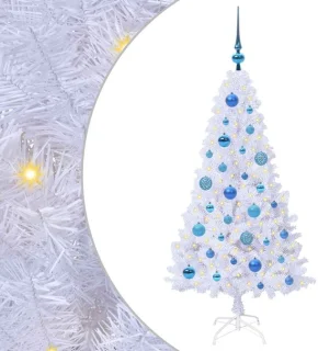 vidaXL kunstkerstboom wit 120 cm