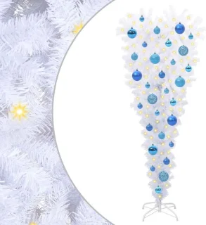vidaXL kunstkerstboom wit 120 cm