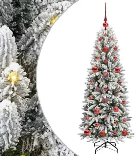 vidaXL Kunstkerstboom wit 120 cm