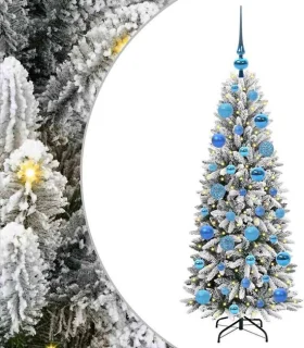 vidaXL Kunstkerstboom wit 120 cm