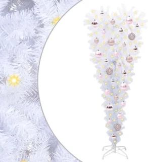 vidaXL kunstkerstboom wit 120 cm