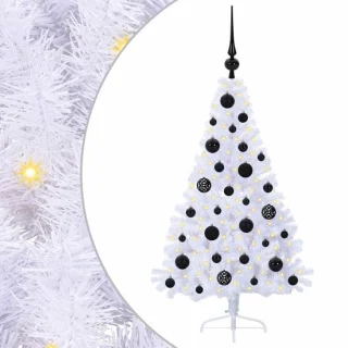 vidaXL kunstkerstboom wit 120 cm