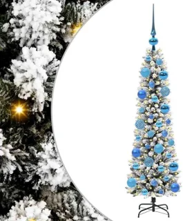vidaXL kunstkerstboom wit 120 cm