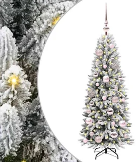 vidaXL Kunstkerstboom wit 120 cm