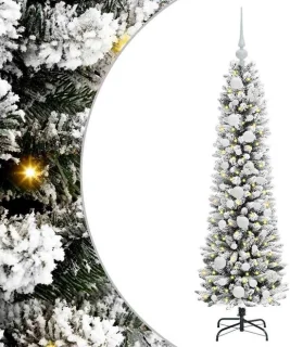 vidaXL kunstkerstboom wit 120 cm