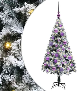 vidaXL kunstkerstboom wit 120 cm