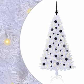 vidaXL kunstkerstboom wit 150 cm