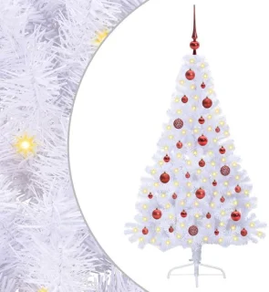 vidaXL kunstkerstboom wit 150 cm