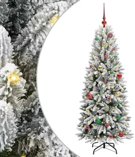 vidaXL Kunstkerstboom wit 150 cm