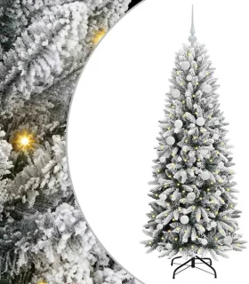 vidaXL Kunstkerstboom wit 150 cm