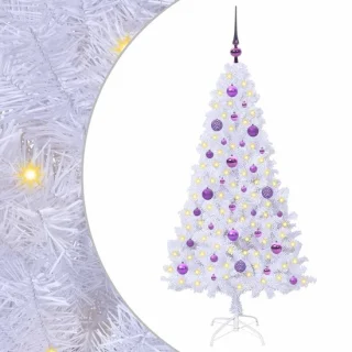 vidaXL Kunstkerstboom wit 150 cm