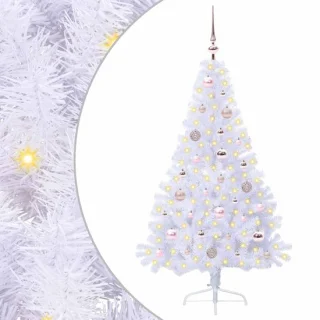 vidaXL kunstkerstboom wit 150 cm