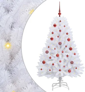 vidaXL kunstkerstboom wit 150 cm