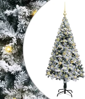 vidaXL Kunstkerstboom wit 150 cm