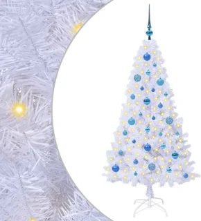 vidaXL kunstkerstboom wit 150 cm