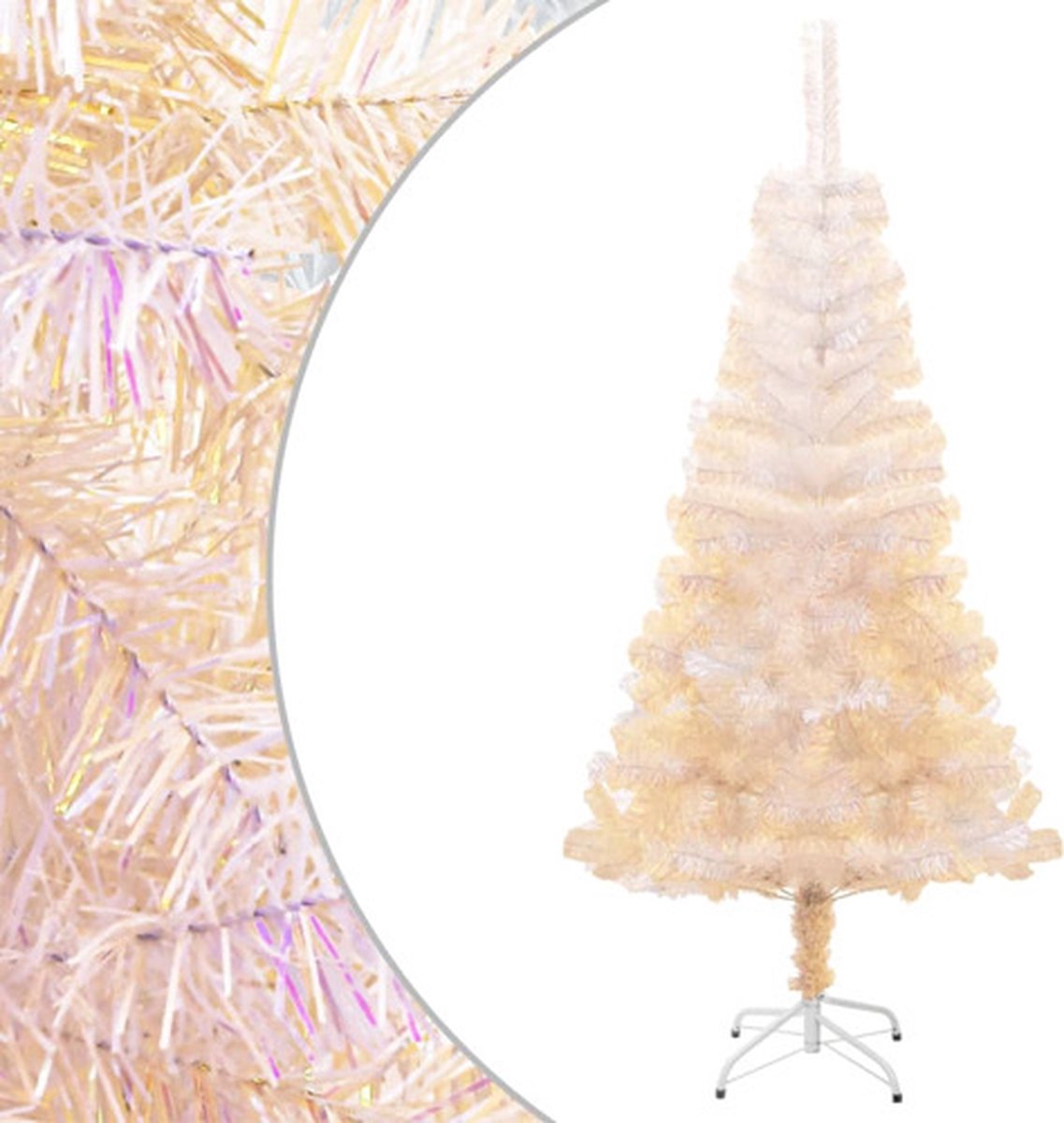 vidaXL Kunstkerstboom wit 150 cm PVC