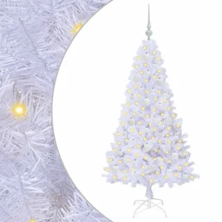 vidaXL kunstkerstboom wit 150 cm