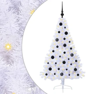 vidaXL kunstkerstboom wit 150 cm