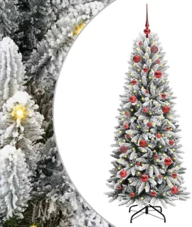 vidaXL Kunstkerstboom wit 150 cm