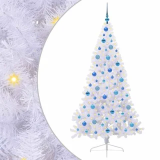 vidaXL kunstkerstboom wit 180 cm