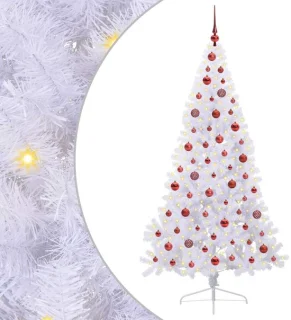 vidaXL Kunstkerstboom wit 180 cm
