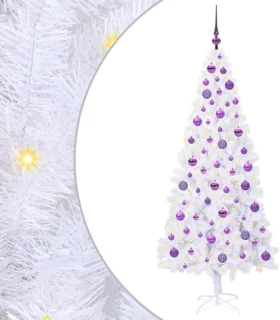 vidaXL kunstkerstboom wit 180 cm