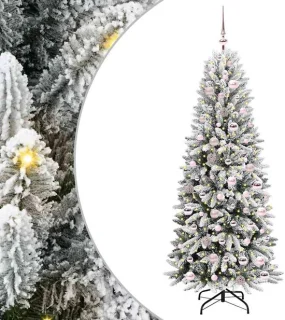 vidaXL Kunstkerstboom wit 180 cm