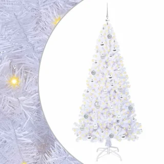 vidaXL kunstkerstboom wit 180 cm
