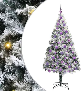 vidaXL kunstkerstboom wit 180 cm