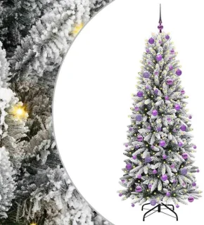 vidaXL kunstkerstboom wit 180 cm