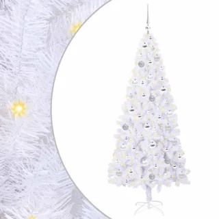 vidaXL kunstkerstboom wit 180 cm