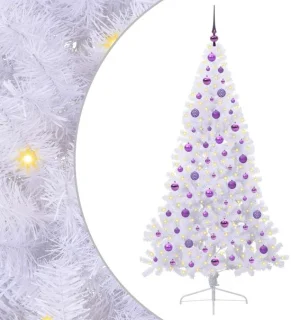 vidaXL Kunstkerstboom wit 180 cm