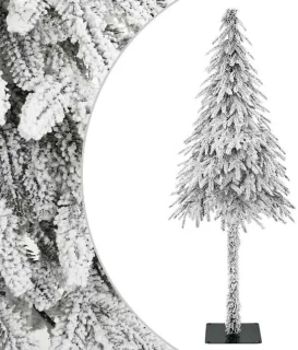 vidaXL kunstkerstboom wit 180 cm polyethyleen en metaal