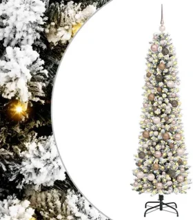 vidaXL kunstkerstboom wit 180 cm