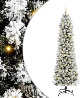 vidaXL kunstkerstboom wit 180 cm