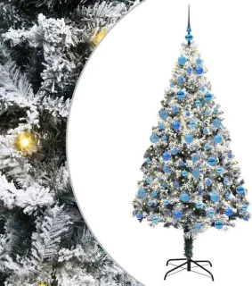 vidaXL kunstkerstboom wit 180 cm