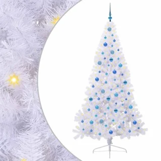 vidaXL kunstkerstboom wit 210 cm