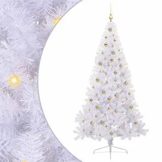 vidaXL kunstkerstboom wit 210 cm