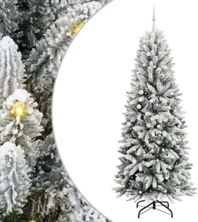 vidaXL Kunstkerstboom wit 240 cm