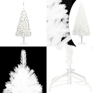 vidaXL Kunstkerstboom wit 240 cm