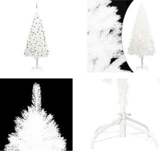 vidaXL Kunstkerstboom wit 240 cm
