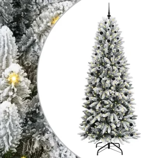 vidaXL Kunstkerstboom wit 240 cm
