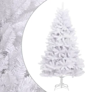 vidaXL Kunstkerstboom Wit 240 cm Met Standaard