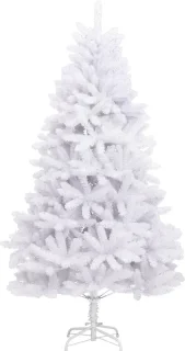 vidaXL Kunstkerstboom Wit 240 cm Met Standaard