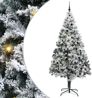 vidaXL Kunstkerstboom wit 240 cm