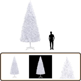 vidaXL Kunstkerstboom Wit 500 cm