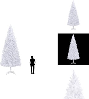 vidaXL Kunstkerstboom Wit 500 cm